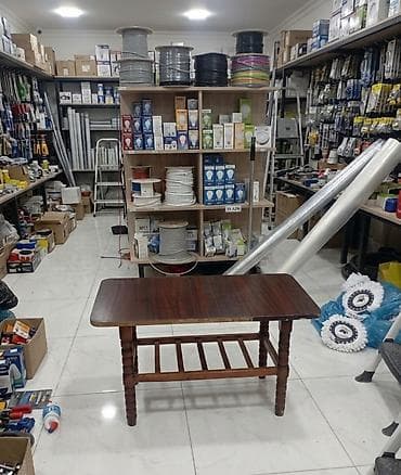 kapron stol stul: Düz masa, Açılmayan, Təkərsiz, Taxta, Zəmanətsiz, Ünvandan götürmə — 1