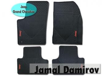 антискользящие коврики: Jeep grand cherokee üçün rezin ayaqaltilar. Резиновые коврики для jeep — 1