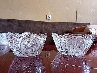 ev divar daslari: Məişət qabları dəsti - 2 ədəd dekorativ porselen oval boşqab: tünd — 3