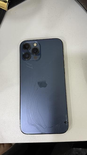 IPhone 12 Pro Max, 256 GB, Göy, Face ID