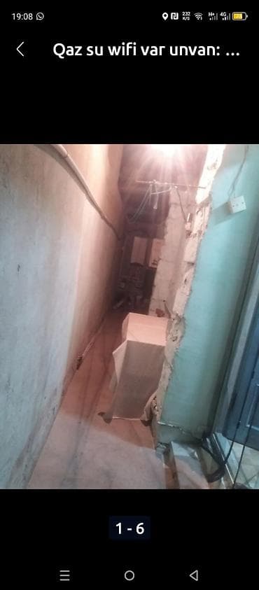 Torpaq: 2 otaqlı həyət evi kirayəlik - Plan: dəhliz, yataq otağı/zal, ayrı — 6