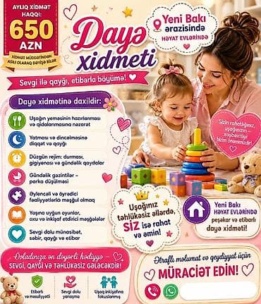 heyet qapi: Daya xidməti – Sevgi ilə qayğı, etibarla böyümə! Yeni Bakı — 1