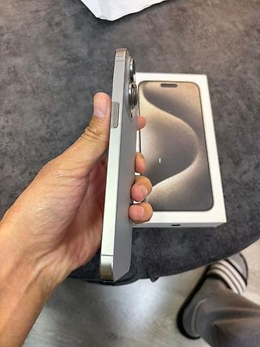 note 14 pro plus: IPhone 15 Pro Max, 256 GB, Gümüşü — 2