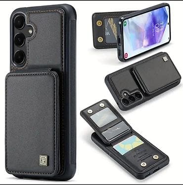 Видеоигры и приставки: Samsung Galaxy A 14 üçün çoxfunksiyalı telefon qabı (pulqabı tipli) - — 1