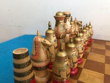 metbex ucun alcipan fiqurlari: Antik sahamat 1950 ve 60 ci illere aid cox nadir tapilan sahmat her — 9