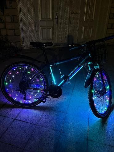 volosebetlər: Dağ/şəhər tipli velosiped, LED işıqlandırma - Təkərlər: 26" ), kobud — 2