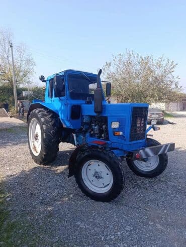 qoşqu lapetlər: Mavi rəngli Belarus MTZ tipli traktor Texniki xüsusiyyətlər və — 3