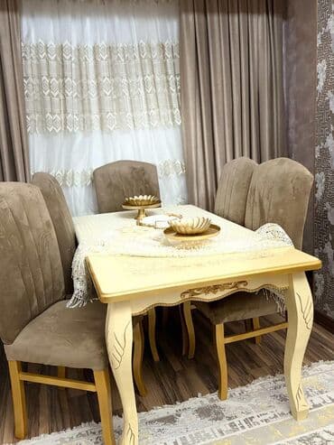 Ev üçün digər mallar: F.nMasa 6 stul 350 AZN. Açılır. Ünvan Köhnə Günəşli (F.n) — 1