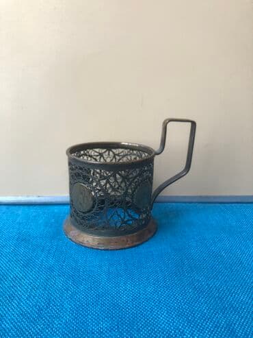 ваза стеклянная прозрачная высокая без узора: Бокал, 1965 год, Россия — 15