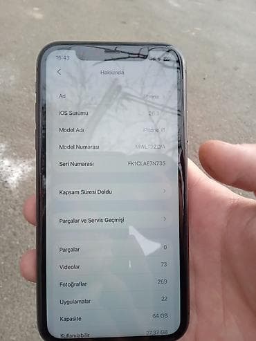 apple 11 ikinci el: IPhone 11, 64 GB, Qara, Face ID — 4