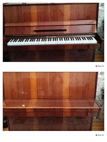 pianino satilir: Belarus markalı şaquli piano. Klassik qəhvəyi taxta korpusa malikdir — 1
