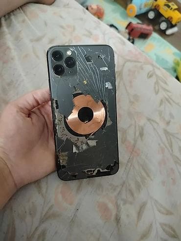 irşad iphone 11 pro max: IPhone 11 Pro, 64 GB, Space Gray, Qırıq — 1