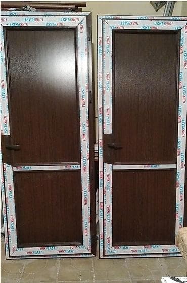 Yeni Plastik qapı Çərçivə ilə, Zəmanətli, Ödənişli quraşdırma, Pulsuz çatdırılma