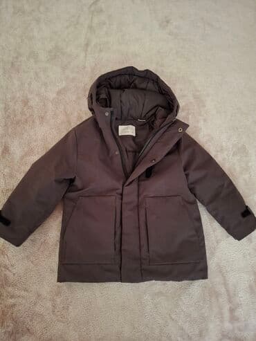 детская зимняя парка: 3-4 yaş-Uşaq üçün qış parkası.İdeal vəziyyədədir. - Rəng: tünd — 2
