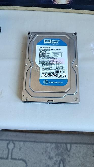 disk: WD Hdd 250gb. Rpm 7200. 100/100 sağlamlıq-performans. 10 man. Qiymət — 1