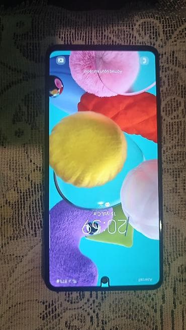 samaung s23: Samsung Galaxy A51, 128 GB, rəng - Göy, Barmaq izi — 2