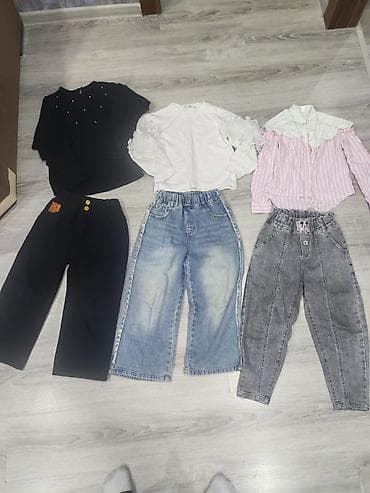 Uşaq geyim dəsti – 6 parçadan ibarət Tərkib: - Qara bluz – ön hissədə