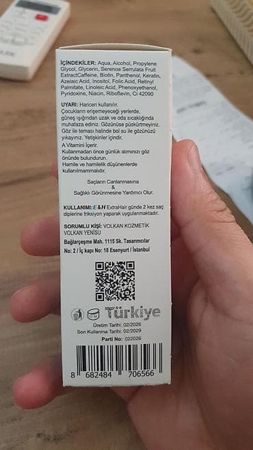il: ExtraHair Saç Baxım Serumu – 50 ml Məhsul təsviri:Extrahair serumları — 2