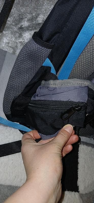 ovcu mağazası unvan: North Pacific dağçılıq/trekkinq çantası - Rəng: qara–boz, mavi — 4