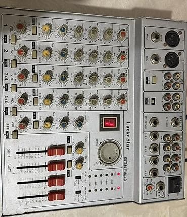 ses karti: Lucky Star KS1880 PMX-4D – gücləndiricili mikser Xüsusiyyətlər: - 4 — 1