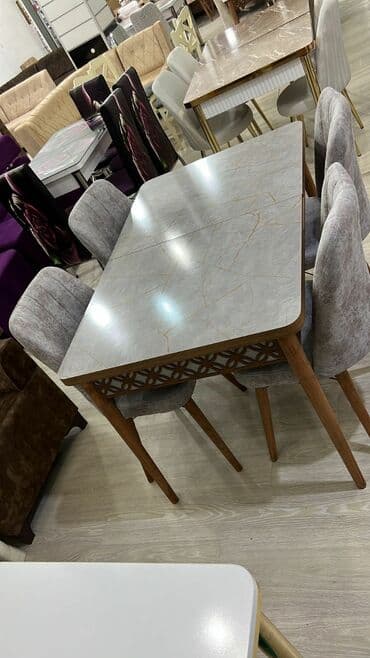 sulutepe kiraye heyet evleri 2022: Qonaq otağı üçün, Yeni, Açılan, Dördbucaq masa, 4 stul — 5