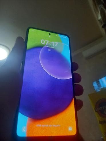 Kompüter, noutbuk və planşetlər: Samsung Galaxy A52, rəng - Göy — 1