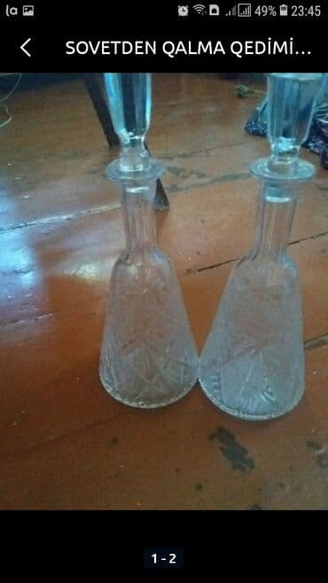 su dasi qiymeti: Sovetden qalma qedi̇mi̇ konyacka.1-i.35 anan.Stobkalarıda 6 — 1