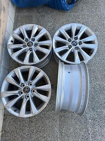 disk teker type 1: Toyota orijinal üslubunda yüngül lehimli disklər dəsti 4 ed satilir — 2