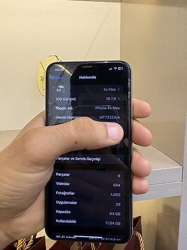 apple iphone xs: IPhone Xs Max, 64 GB, Gümüşü, Face ID, Simsiz şarj — 4