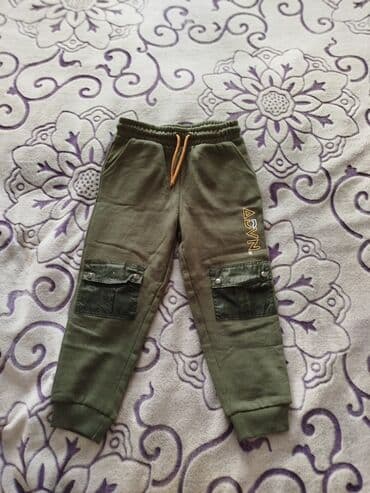 детские джинсовые кепки: Uşaq şalvarları dəsti - Açıq mavi cins şalvar: elastik bel, yan — 4