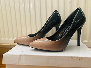 Tuflilər, Ölçü: 36, rəng - Bej, İşlənmiş