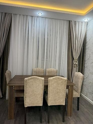 madeyra stol stul: Qonaq otağı üçün, Açılmayan, Dördbucaq masa, 4 stul — 2