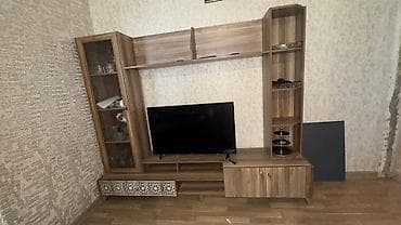 Qonaq otağı üçün modular TV stendi - Material: ağac teksturalı