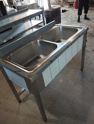 Paslanmayan poladdan (inox) istehsal olunmuş peşəkar mətbəx lavaboları — 1