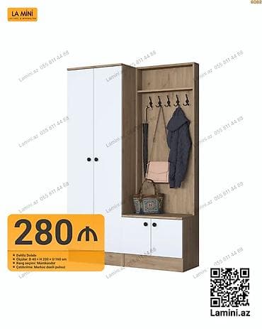 skafi: Dəhliz dolabı – La Mini - Ölçülər: D 40 × H 200 × U 160 sm - Rəng — 1