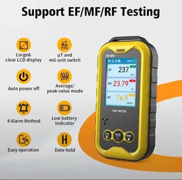 Yapışdırıcı tapançalar: EMF metr Model: BH-W01. Üç növ elektromaqnit şüalanmasını dəqiq — 2