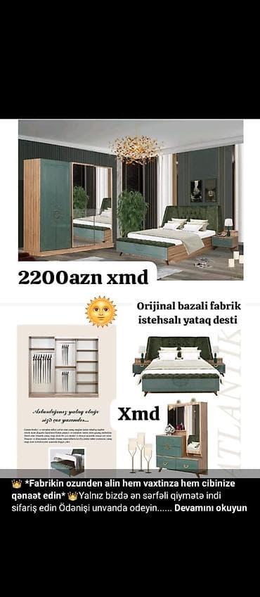 perla mebel fabriki: Yataq otağı mebeli — 1