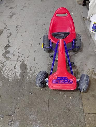 Детский мир: Uşaq üçün pedallı go-kart – GTOYS 88 SPEEDCAR - Pedallı idarəetmə: ön — 1