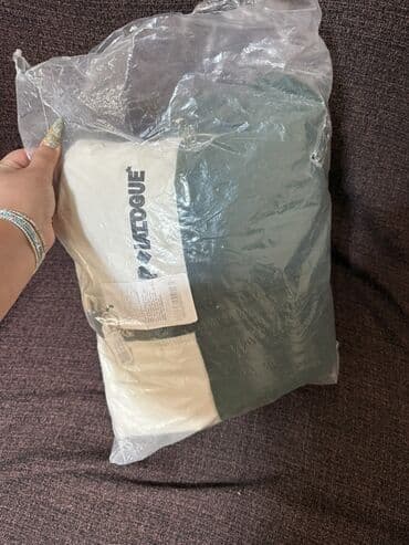 детская верхняя одежда: Uşaq qış gödəkçəsi - Rəng: yaşıl-ağ iki rəngli dizayn - Model — 1