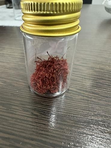 Safran – bütöv tellər, şüşə qabda - Məhsul: Safran (Crocus sativus) – — 2