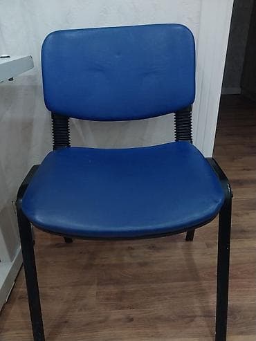 stul ofis: Ofis/konfrans stulu – mavi rəngli - Oturacaq və bel hissəsi: yumşaq — 4