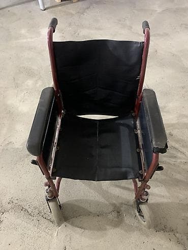 Mexaniki əlil arabası - Çərçivə: metal, qırmızı rəngli - Oturacaq və lalafo.az -da Mexaniki əlil arabası - Çərçivə: metal, qırmızı rəngli - Oturacaq və