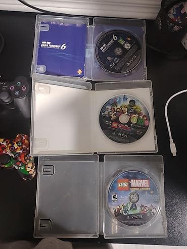 playstation 3 almaq: PS3 oyun konsolu dəsti yaxşı vəziyyətdədir Komplekt: - Sony — 7