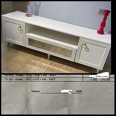 Tv stend_100azn Madeyra mebelden 310azne alinib. Qaracuxur(B659) — 1