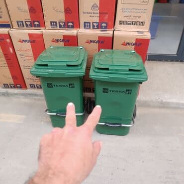 TESSA markalı yaşıl rəngli tullantı qabları – müxtəlif həcm və — 2