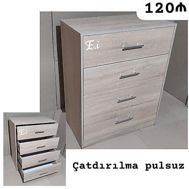 ikinci mebel: *Kamod 120AZN💥* ✔️Rəng seçimi var Ölçü 100x80x40 *Çatdırılma və — 1