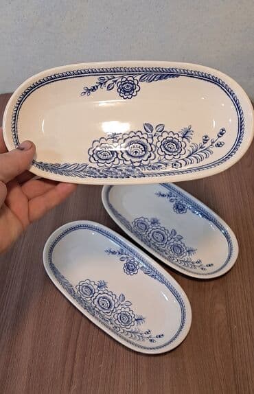 Otaq bitkiləri: Boşqablar, 6 ədədli dəst, SSRİ — 3