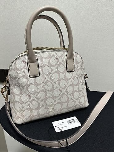 GUESS ÇANTA Berkton Logo Dome Satchel Yeni kimi. 1 dəfə istifadə