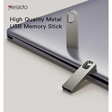 korpus hp: Yesido FL13 16 GB Silver USB Flash yaddaş kompakt ölçü, metal korpus — 3
