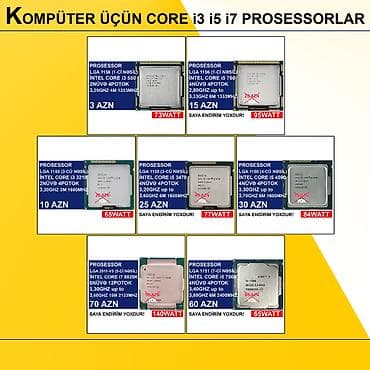 komputer windows 7: Kompüter üçün Core i3 i5 i7 Prosessorlar 📍Ünvan: Bakı şəh, Suraxanı — 1